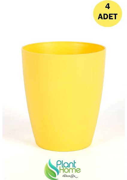 Dekoratif Sarı Orkide Saksısı - 4 Adet Set Fiyatlı -12 Pot Üretim Saksısına Uygun Kaliteli Ürün