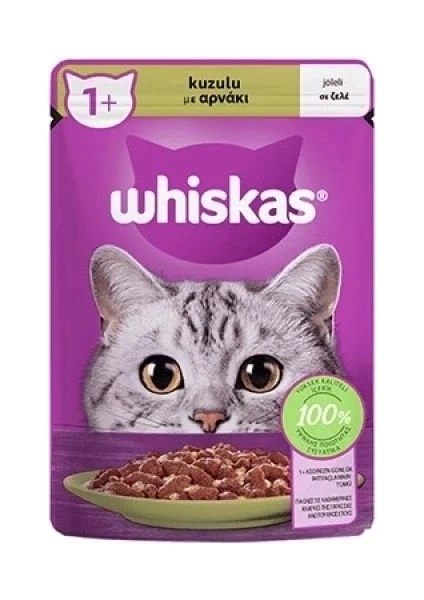 Whiskas Pouch Kuzu Etli Yetişkin Konserve Kedi Maması 85 gr