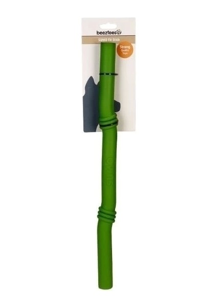 Beeztees Sumo Stick Fit Çubuk Kauçuk Köpek Oyuncağı Yeşil 50 cm