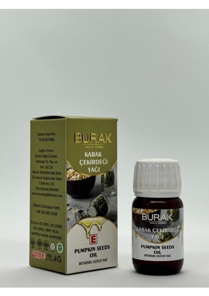 Kabak Çekirdeği Yağı 20ML