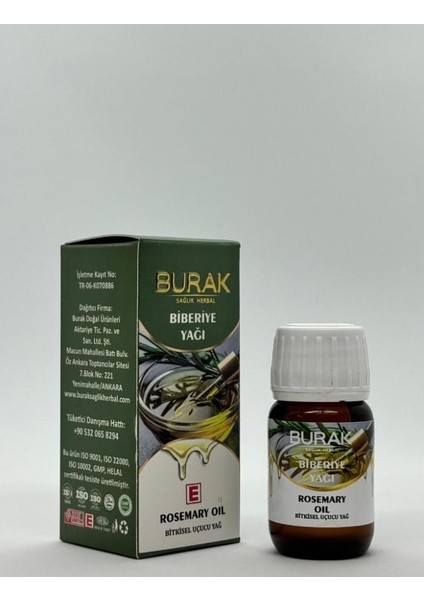 Biberiye Yağı 20ML
