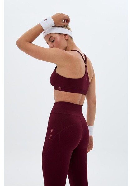 Aozora Sport Aktif Spor Tayt Bordo modelleri