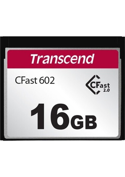 TS16GCFX602 16 GB CFX602 Cfast 2.0 Compact Flash Hafıza Kartı