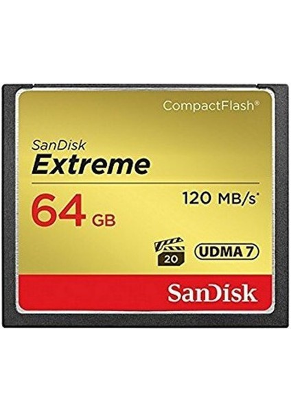 64GB Cf Extreme Kart 120MB/S SDCFXSB-064G-G46