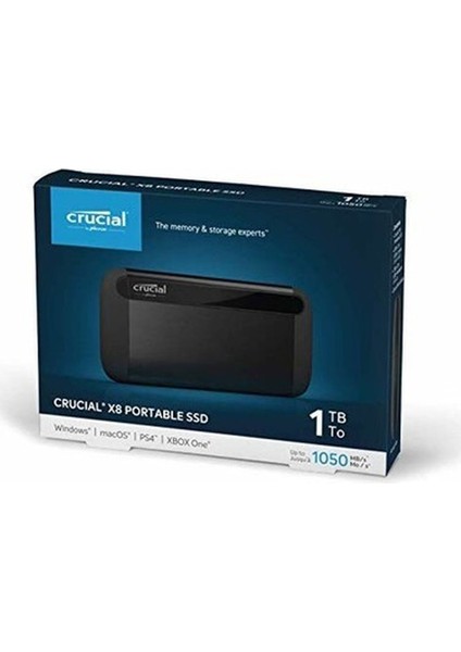 X8 1tb 1050MB-850MB/S USB 3.1 Taşınabilir SSD CT1000X8SSD9