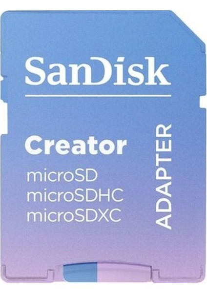 Creator 1tb 190/130MB/S Microsdxc Uhs-I A2 V30 Adaptörlü Hafıza Kartı SDSQXAV-1T00-IN6MS fiyatları