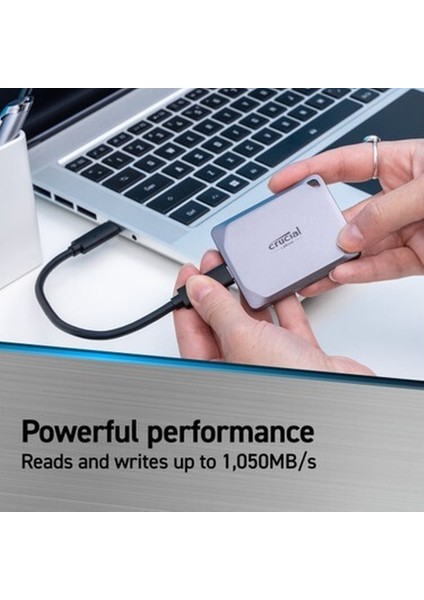X9 Pro 1tb Taşınabilir SSD 1050 Mb/s USB 3.2 Gen-2 CT1000X9PROSSD9