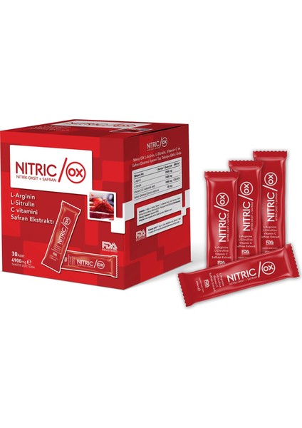 NitricOx Nitrik Oksit Safran
