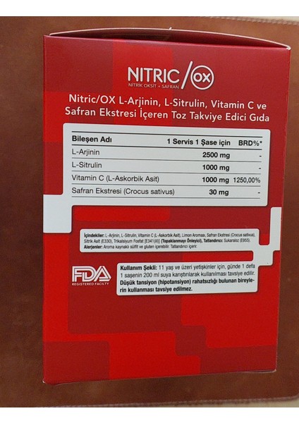 NitricOx Nitrik Oksit Safran
