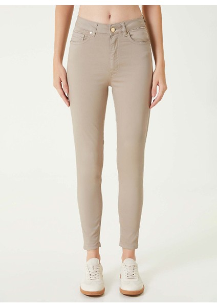 Vizon Kadın Skinny Fit Düz Pantolon 1093026 fiyatları