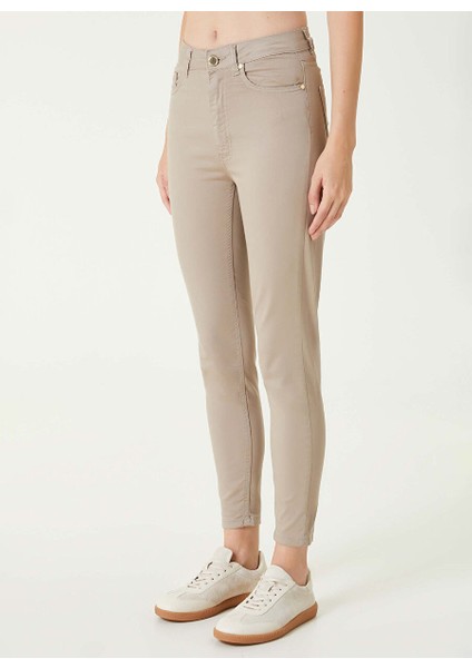 Vizon Kadın Skinny Fit Düz Pantolon 1093026 modelleri
