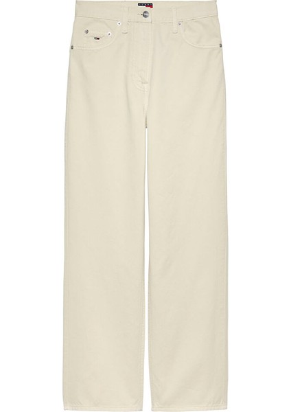 Beyaz Kadın Slim Fit Pantolon DW0DW19392YBH