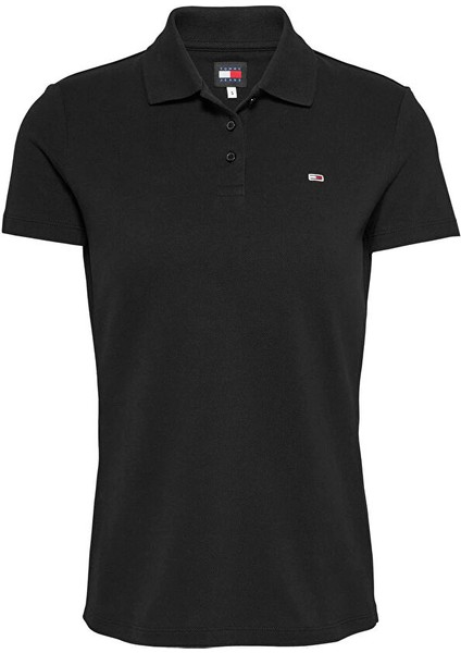 Siyah Kadın Slim Fit T-Shirt DW0DW20160BDS