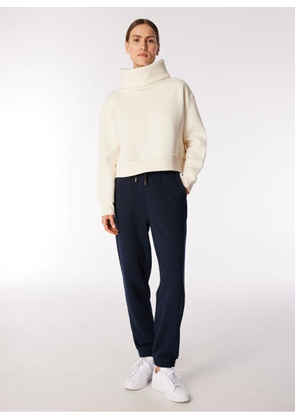 Dik Yaka Ekru Kadın Sweatshirt Veja modelleri