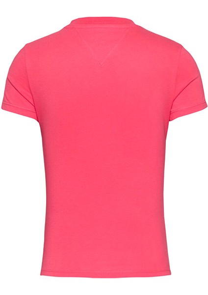 Kırmızı Kadın Slim Fit T-Shirt DW0DW20315XI2 modelleri