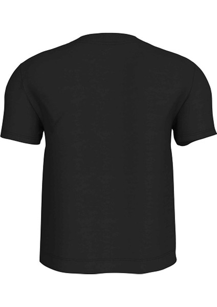 Bisiklet Yaka Baskılı Siyah Kadın T-Shirt J20J224914BEH fırsatları
