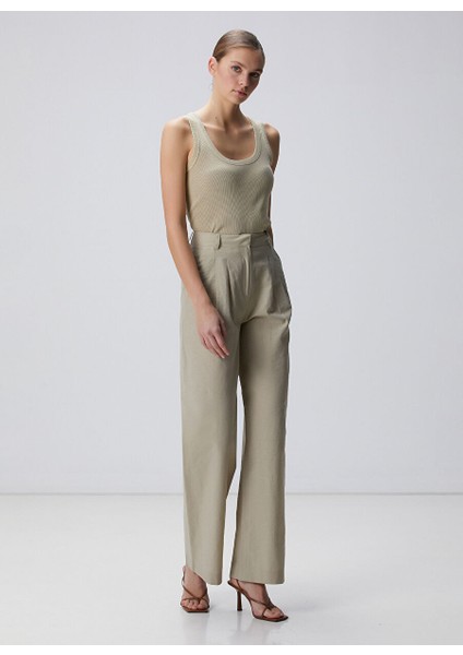 Haki Kadın Basic Pantolon 1095148