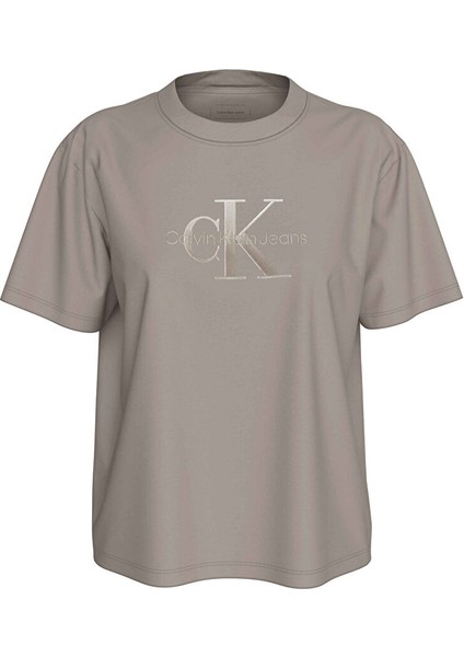 Gri Kadın Normal Baskılı T-Shirt J20J224798PAN fiyatları