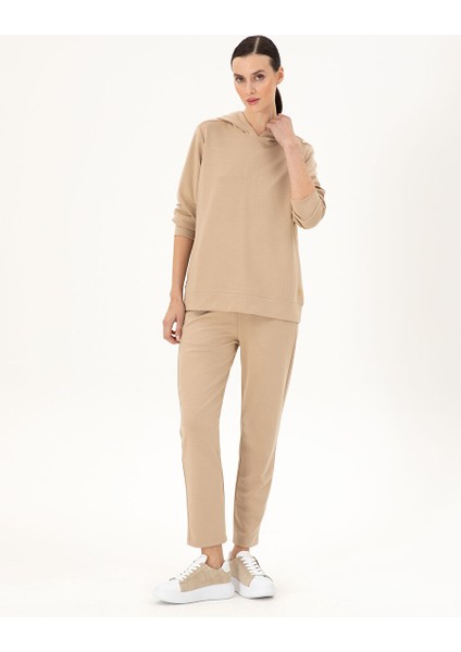 Bej Regular Fit Eşofman Altı modelleri