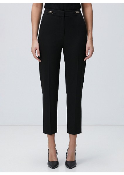 Siyah Kadın Regular Fit Pantolon 1094238