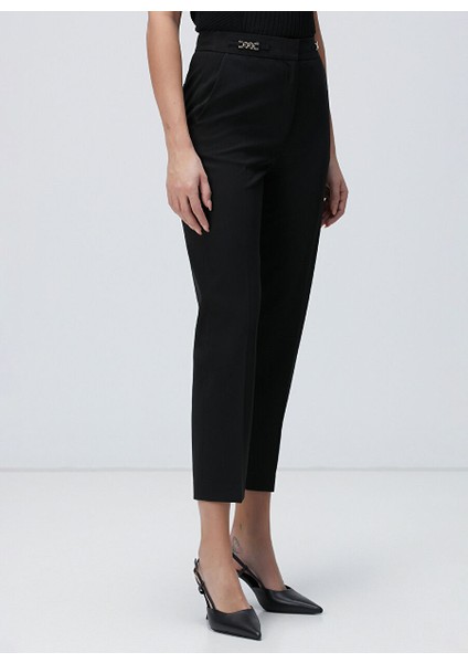 Siyah Kadın Regular Fit Pantolon 1094238