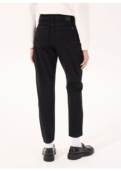 Antrasit Kadın Slim Fit Yıkamalı Denim Pantolon Brooks Relaxed Slım indirimleri