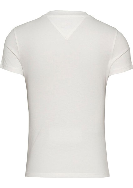 Beyaz Kadın Slim Fit T-Shirt DW0DW20315YBL fiyatları