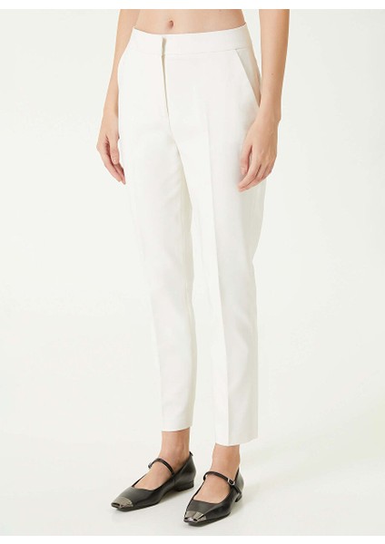 Ekru Kadın Skinny Fit Pantolon 1093144