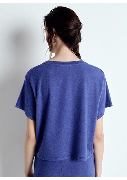 Mavi Kadın Geniş Fit Düz T-Shirt YPA02GE25_MURE Chıne fırsatları