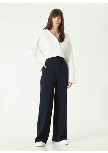 Lacivert Kadın Basic Pantolon 1092596