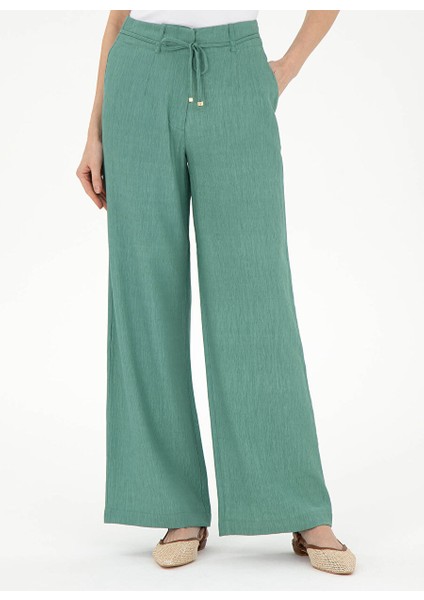 Yeşil Kadın Loose Fit Pantolon Rısta-P fiyatları