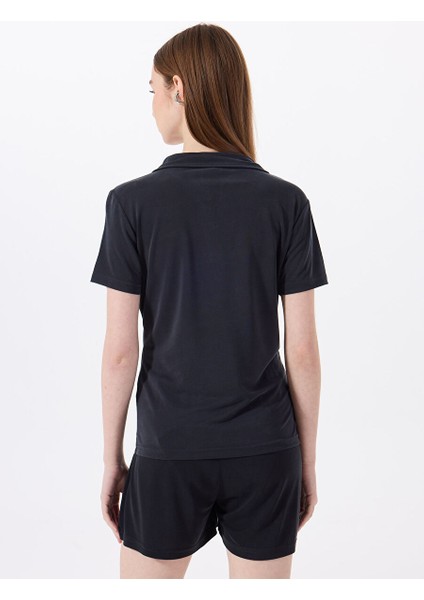 Siyah Kadın Relaxed T-Shirt J5SL-TST7056