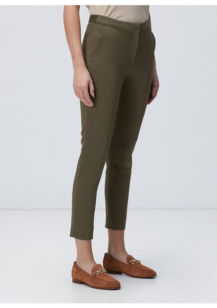 Haki Kadın Slim Fit Pantolon 1094267 fırsatları