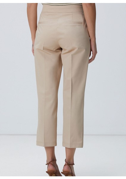 Açık Bej Kadın Regular Fit Pantolon 1094236