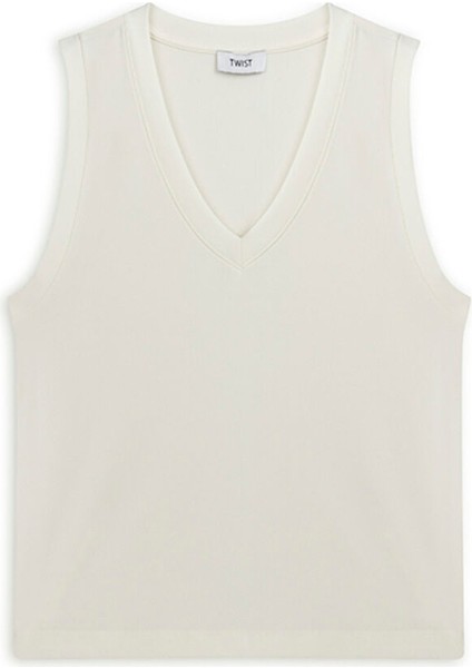 Ekru Kadın Regular Fit T-Shirt TS1250070104