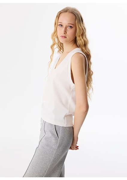 Ekru Kadın Regular Fit T-Shirt TS1250070104