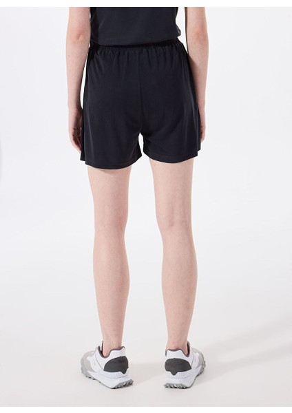 Siyah Kadın Standart Sweat Şort J5SL-SHT7057