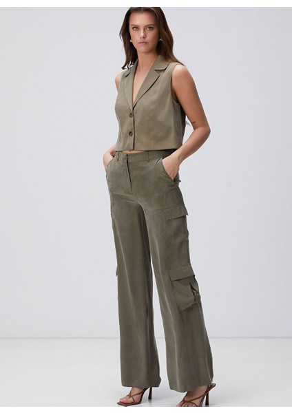 Haki Kadın Regular Fit Pantolon 1094897