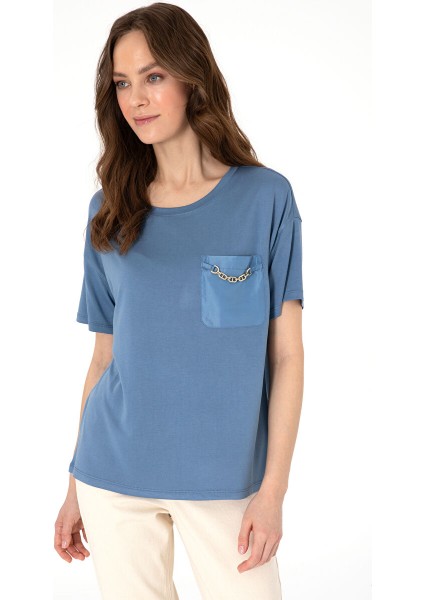 Mavi Kadın Comfort Fit T-Shirt Allı modelleri