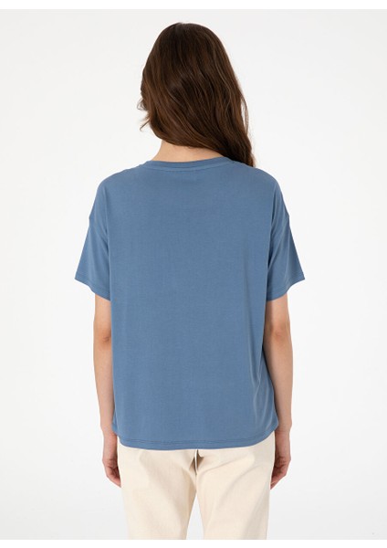 Mavi Kadın Comfort Fit T-Shirt Allı indirimleri