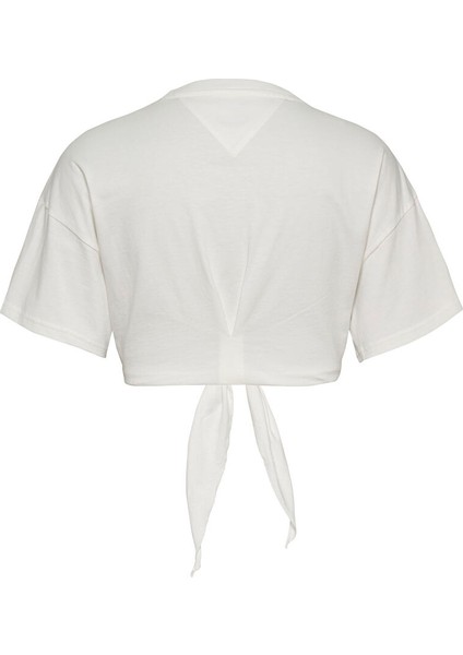Beyaz Kadın Normal T-Shirt DW0DW20321YBL modelleri