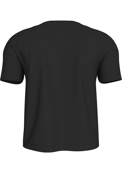 Siyah Kadın Normal Düz T-Shirt J20J223113BEH fırsatları