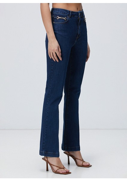 Indıgo Kadın Flare Denim Pantolon 1094361 modelleri