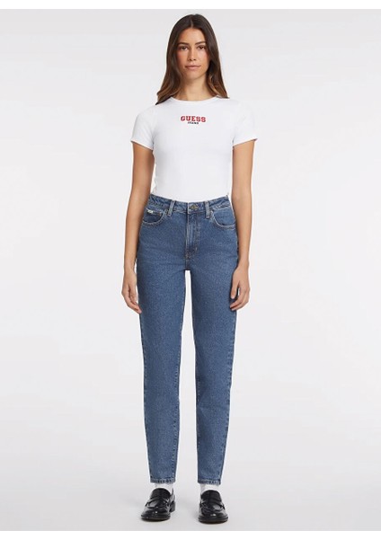 Mavi Kadın Relaxed Fit Desenli Denim Pantolon Gj G06 Mom - Eco Recy Co Rıversıde