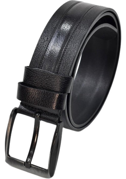 Erkek Siyah Hakiki Deri Kemer Jeans Için DYN12527-1 fiyatları