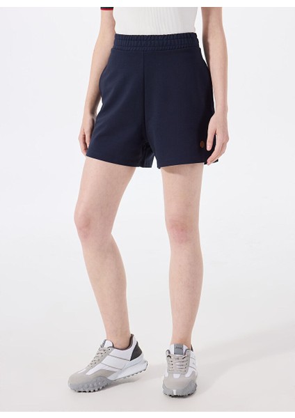 Lacivert Kadın Standart Sweat Şort J5SL-SHT7045