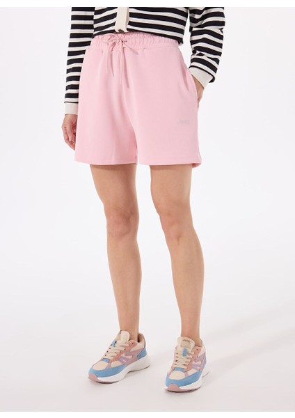 Pembe Kadın Standart Sweat Şort J4SL-SHT7017