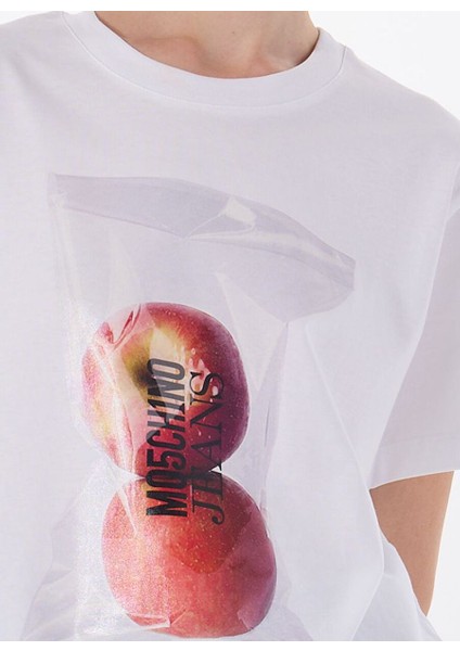 Beyaz Kadın Regular Fit T-Shirt 251K1A070732291001 fırsatları