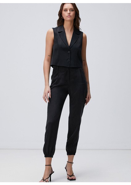 Siyah Kadın Basic Pantolon 1095044