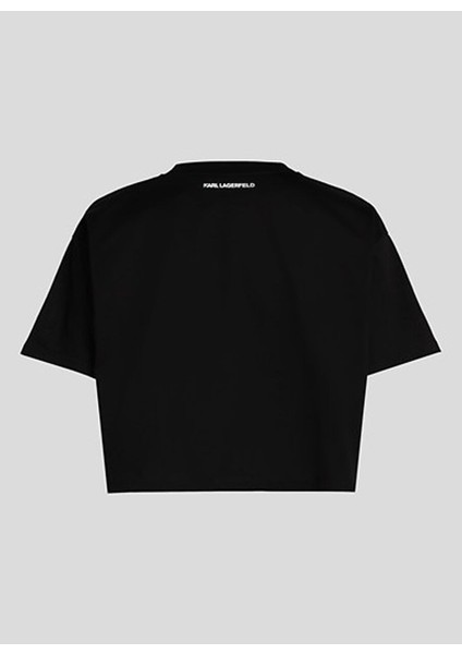 Siyah Kadın Crop T-Shirt A1W17074 fiyatları